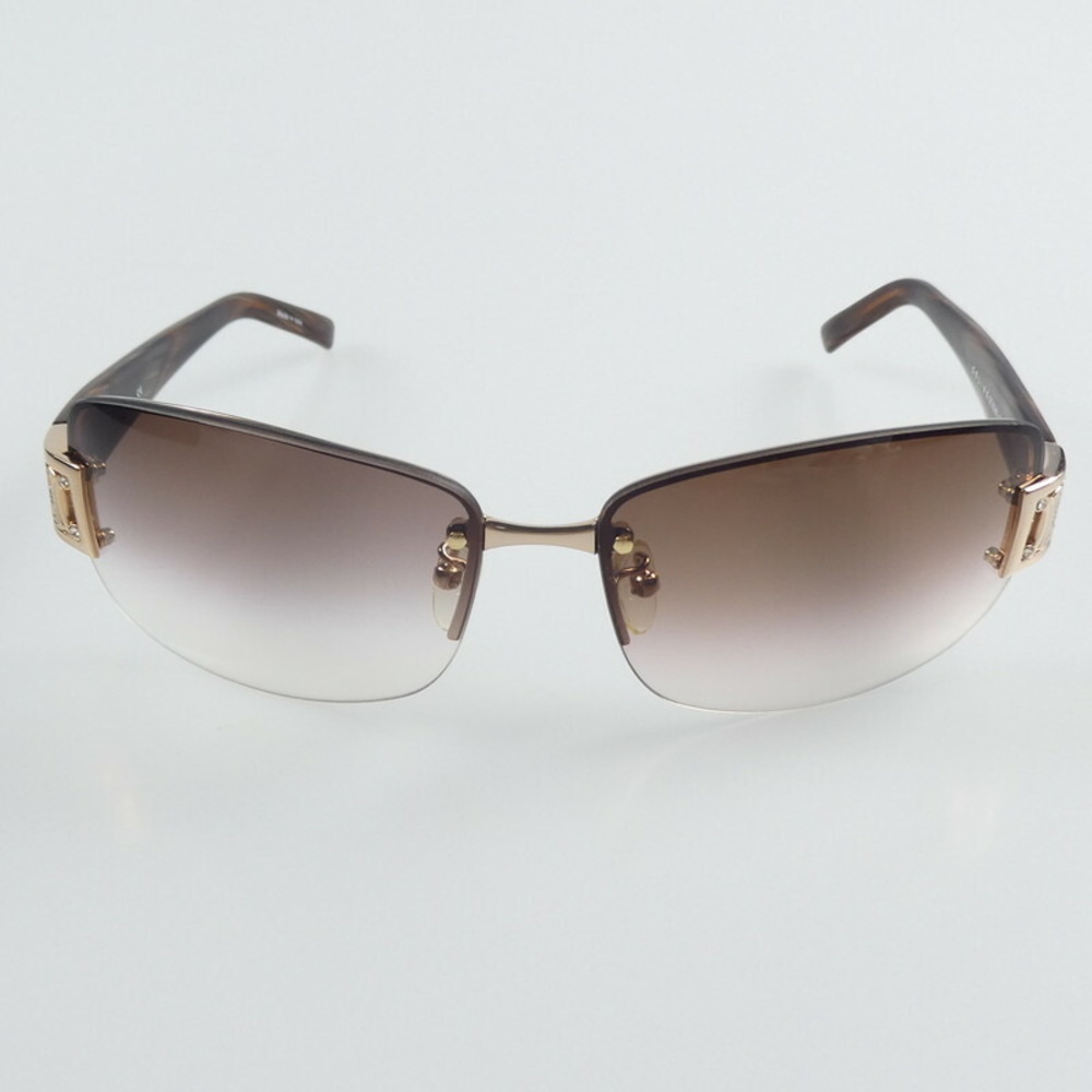 Celine Rectangular Metal Sunglasses Brown - image 2